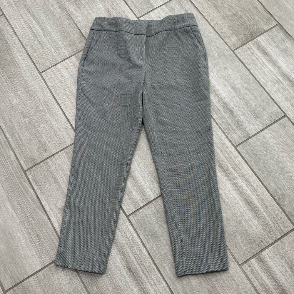 Chicos black and gray cropped pants